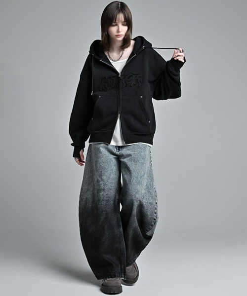 ADRER（アドラー）の「ADRER The Semi Curved Denim / アドラー ザ セミ カーブドデニム（デニムパンツ・メンズ・ブラック系1/ブルー系1・XS/S/M/L）」の14枚目の写真
