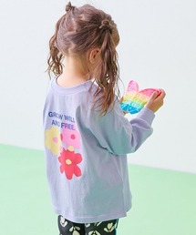 devirock（デビロック）の「【EN-JOY】どっちも前だから1人でお着替え カラフル 長袖Tシャツ（Tシャツ/カットソー）」