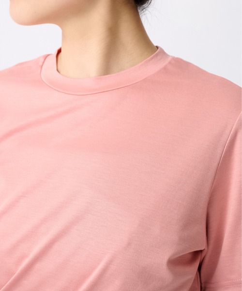 SATORU SASAKI(サトルササキ)の「【SATORU SASAKI/サトルササキ】DOUBLE-T-SHIRT/ダブルドレープTシャツ(Tシャツ/カットソー・レディース・ホワイト/ピンク・2)」の14枚目の写真