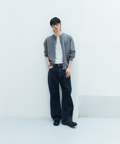 LEIRE（ルアール）の「エブリデイラウンドニットカーディガン[グレー]（カーディガン/ボレロ・レディース・その他・MEDIUM/LARGE/X-LARGE）」の2枚目の写真