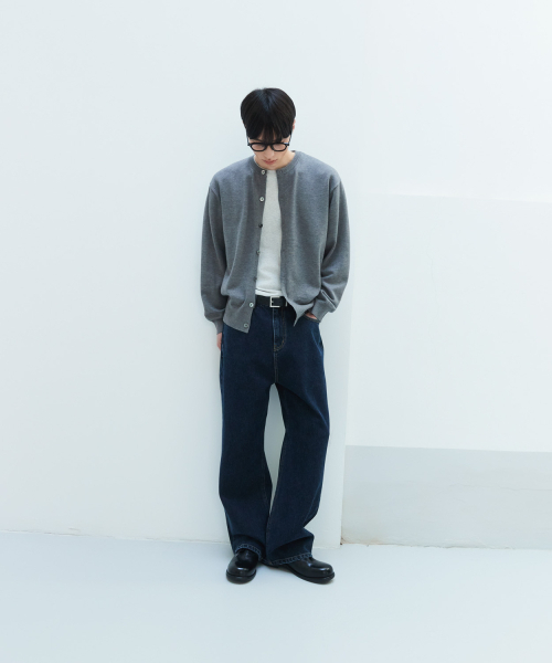 LEIRE（ルアール）の「エブリデイラウンドニットカーディガン[グレー]（カーディガン/ボレロ・レディース・その他・MEDIUM/LARGE/X-LARGE）」の3枚目の写真