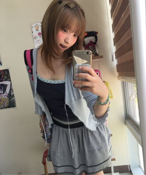 BAUF（バウフ）の「レースシャーリングスカート[グレー]（スカート・レディース・その他・FREE）」の8枚目の写真