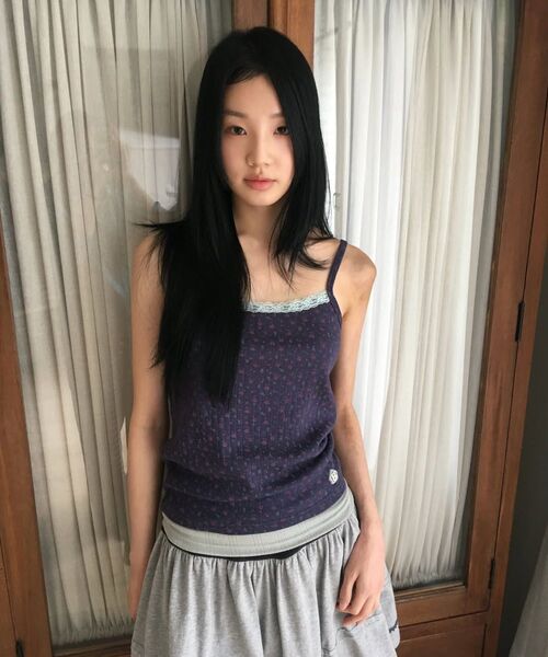 BAUF（バウフ）の「レースシャーリングスカート[グレー]（スカート・レディース・その他・FREE）」の11枚目の写真