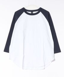 ★ミドルウエイト天竺 ラグラン8分袖Tシャツ