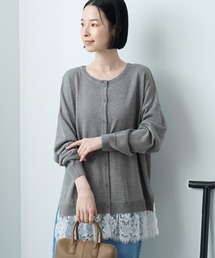 セール】【洗える/S-LL/ひんやり】金ボタンがアクセント 大人のデニム