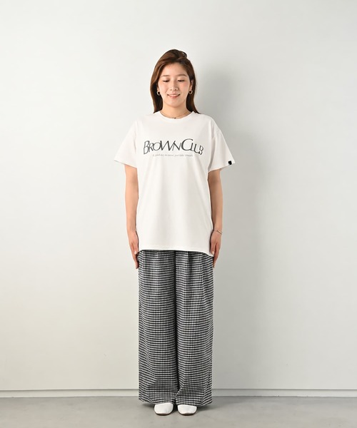 Brown&Street(ブラウンアンドストリート)の「【接触冷感】クールタッチロゴT(Tシャツ/カットソー・レディース・ホワイト/ブラック・FREE)」の11枚目の写真