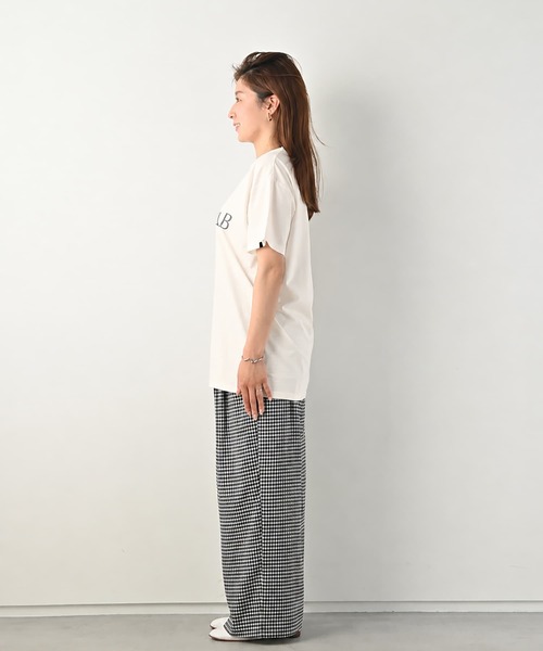 Brown&Street(ブラウンアンドストリート)の「【接触冷感】クールタッチロゴT(Tシャツ/カットソー・レディース・ホワイト/ブラック・FREE)」の12枚目の写真