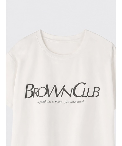 Brown&Street(ブラウンアンドストリート)の「【接触冷感】クールタッチロゴT(Tシャツ/カットソー・レディース・ホワイト/ブラック・FREE)」の19枚目の写真