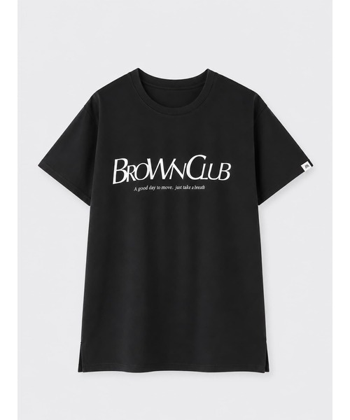 Brown&Street(ブラウンアンドストリート)の「【接触冷感】クールタッチロゴT(Tシャツ/カットソー・レディース・ホワイト/ブラック・FREE)」の21枚目の写真