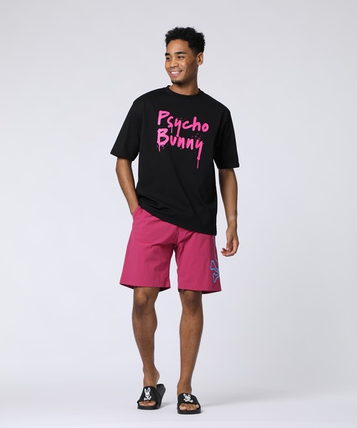 Psycho Bunny(サイコバニー)の「サイドロゴバニー ストレッチ ショートパンツ(その他パンツ・メンズ・ブラック/チェリーレッド/ターコイズブルー・MEDIUM/LARGE/X-LARGE)」の7枚目の写真