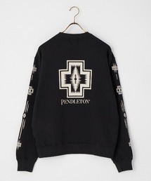 PENDLETON（ペンドルトン）の「[PENDLETON ペンドルトン] 別注 ハーディング柄 バックプリントクルーネックスウェット（スウェット）」
