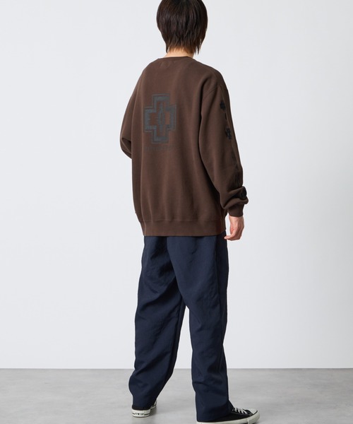 PENDLETON（ペンドルトン）の「[PENDLETON/ペンドルトン] 別注 ハーディング柄 バックプリントクルーネックスウェット（スウェット・レディース・アイボリー/グレー/ブラウン・S/M/L/XL）」の8枚目の写真