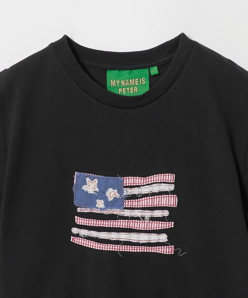 NICE WEATHER(ナイスウェザー)の「<PETER>USA FLAG Tシャツ(Tシャツ/カットソー・レディース・ホワイト/ブラック・2/1)」の15枚目の写真
