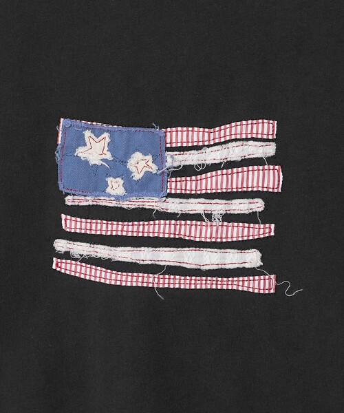 NICE WEATHER(ナイスウェザー)の「<PETER>USA FLAG Tシャツ(Tシャツ/カットソー・レディース・ホワイト/ブラック・2/1)」の17枚目の写真