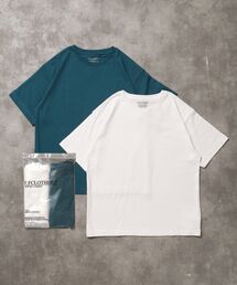 「FFEINらしいミニマルな着こなしを叶える」カラバリ細リブベーシックTシャツ【バイオウォッシュ】
