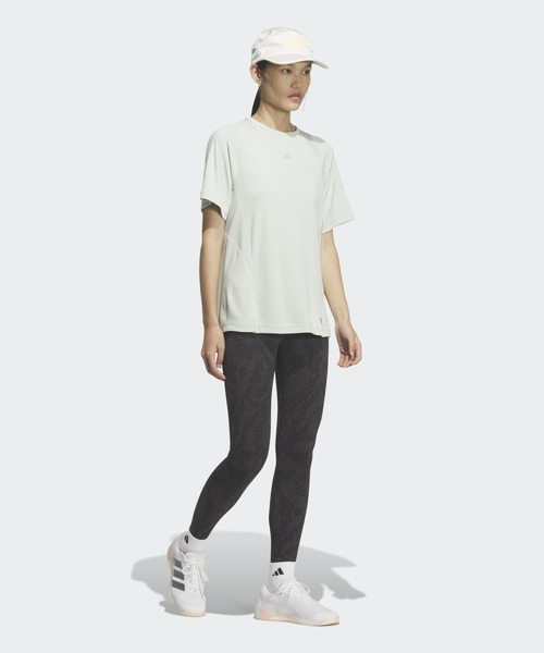 adidas(アディダス)の「トレーニング エッセンシャルズ プラス ルーズフィット クールセンサー ミッド レギュラー レングス半袖Tシャツ / アディダス adidas(Tシャツ/カットソー・レディース・グリーン・XX-LARGE/LARGE/MEDIUM/SMALL/X-LARGE/X-SMALL)」の5枚目の写真