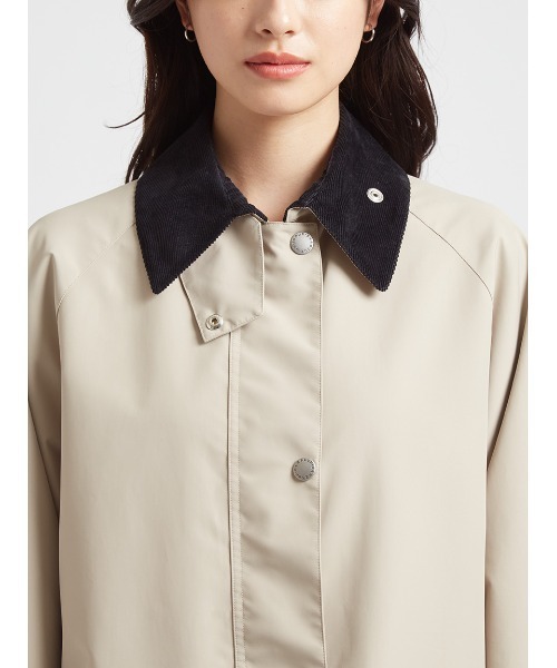 Barbour（バブアー）の「ボンディング ミドルレングス ジャケット Japan Exclusive（レディース）（その他アウター・レディース・ブラック/ライトブルー/グレイッシュベージュ・MEDIUM/SMALL）」の22枚目の写真