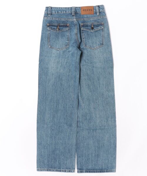 REBALANCE（リバランス）の「ワイドデニムパンツ（デニムパンツ・レディース・A・LARGE/MEDIUM/SMALL）」の2枚目の写真
