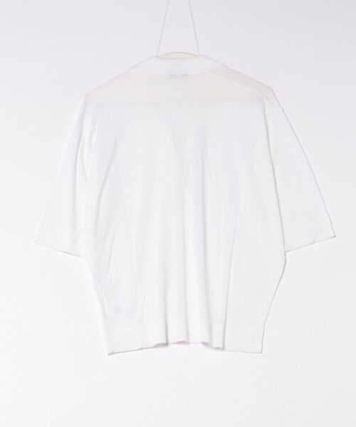 Studio Doe（スタジオドー）の「Studio Doe TENCEL KNIT POLO SHIRT（シャツ/ブラウス・レディース・ホワイト・MEDIUM）」の2枚目の写真
