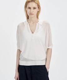 Studio Doe（スタジオドー）の「Studio Doe TENCEL KNIT POLO SHIRT（シャツ/ブラウス）」