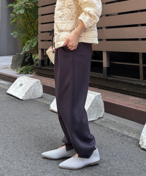 Jena espace merveilleux(ジェナ エスパスメルヴェイユ)の「ボンディングジョガーパンツ(その他パンツ・レディース・ベージュ/チャコールグレー・FREE)」の14枚目の写真