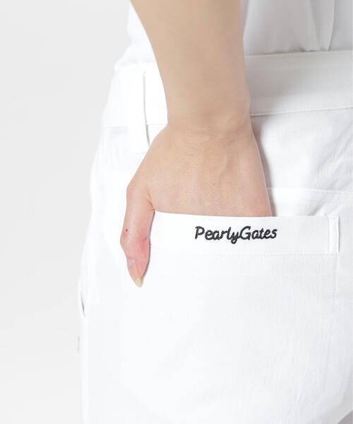 PEARLY GATES（パーリーゲイツ）の「トリコット鹿の子5ポケットパンツ（その他パンツ・レディース・ネイビー/ベージュ/ホワイト・X-SMALL/MEDIUM/LARGE/SMALL）」の9枚目の写真