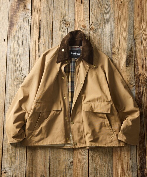 Barbour(バブアー)の「Barbour/バブアー 別注 BORROWDALE(ブルゾン・メンズ・グレー/オリーブ/ブラウン/ベージュ/ブラック/ワインレッド・40/38/42)」の4枚目の写真
