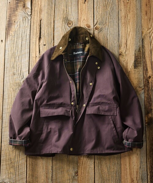 Barbour(バブアー)の「Barbour/バブアー 別注 BORROWDALE(ブルゾン・メンズ・グレー/オリーブ/ブラウン/ベージュ/ブラック/ワインレッド・40/38/42)」の6枚目の写真