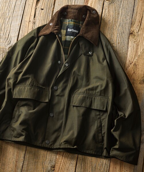 Barbour(バブアー)の「Barbour/バブアー 別注 BORROWDALE(ブルゾン・メンズ・グレー/オリーブ/ブラウン/ベージュ/ブラック/ワインレッド・40/38/42)」の22枚目の写真