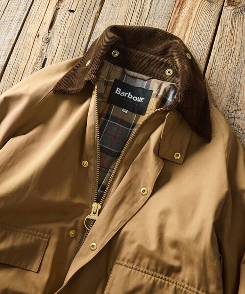 Barbour(バブアー)の「Barbour/バブアー 別注 BORROWDALE(ブルゾン・メンズ・グレー/オリーブ/ブラウン/ベージュ/ブラック/ワインレッド・40/38/42)」の15枚目の写真