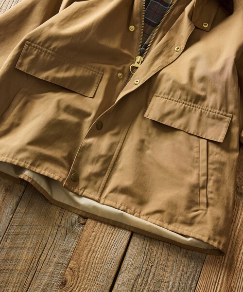 Barbour(バブアー)の「Barbour/バブアー 別注 BORROWDALE(ブルゾン・メンズ・グレー/オリーブ/ブラウン/ベージュ/ブラック/ワインレッド・40/38/42)」の17枚目の写真