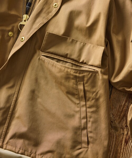 Barbour(バブアー)の「Barbour/バブアー 別注 BORROWDALE(ブルゾン・メンズ・グレー/オリーブ/ブラウン/ベージュ/ブラック/ワインレッド・40/38/42)」の18枚目の写真