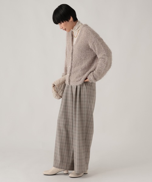 Elura(エルーラ)の「スリムウォームワイドパンツ<低身長サイズあり>/1075309(その他パンツ・レディース・ブラック/チャコールグレー/ブラウン/オフホワイト・LARGE/SMALL/MEDIUM/FREE(S))」の15枚目の写真