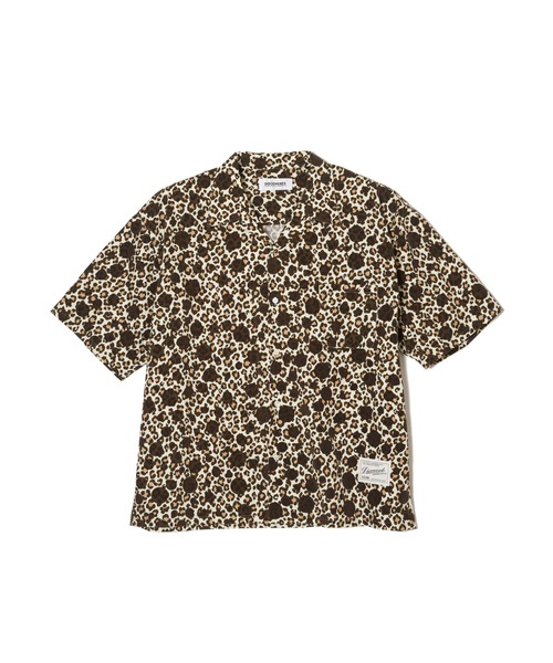 DISCOVERED LEOPARD S/S SHIRT (DC-SS27-SH-08) — рубашка с леопардовым принтом