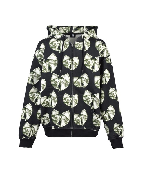 NUBIAN(ヌビアン)の「WU-TANG CLAN DOLLAR DOLLAR BILL YA'LL HOODIE(パーカー・メンズ・ブラック・XX-LARGE/X-LARGE/MEDIUM/LARGE)」の1枚目の写真