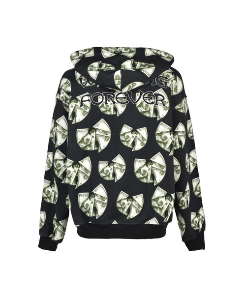 NUBIAN(ヌビアン)の「WU-TANG CLAN DOLLAR DOLLAR BILL YA'LL HOODIE(パーカー・メンズ・ブラック・XX-LARGE/X-LARGE/MEDIUM/LARGE)」の2枚目の写真