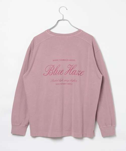 BAYFLOW(ベイフロー)の「ピグメントロゴロングスリーブT(Tシャツ/カットソー・レディース・チャコール/プラム/オフホワイト/ブラウン・SMALL/MEDIUM)」の16枚目の写真