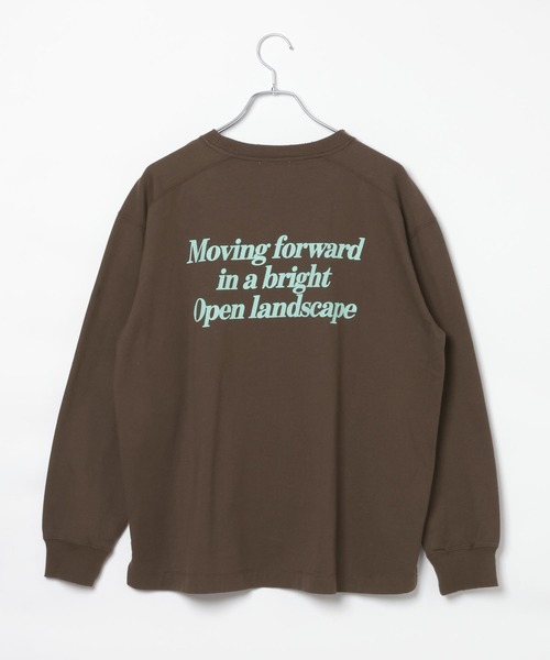 BAYFLOW(ベイフロー)の「ピグメントロゴロングスリーブT(Tシャツ/カットソー・レディース・チャコール/プラム/オフホワイト/ブラウン・SMALL/MEDIUM)」の18枚目の写真