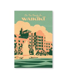 GREENROOM（グリーンルーム）の「【NICK KUCHAR / ニック・カッチャー】ON THE BEACH IN WAIKIKI アートプリント(12×18 inch)（ポスター/アート）」