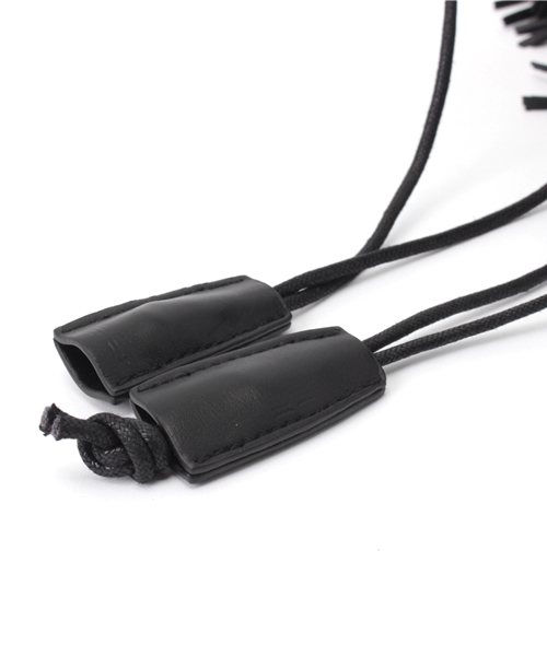 MOUSSY（マウジー）の「FRINGE BAG（ショルダーバッグ・レディース・ブラック/オフホワイト・FREE）」の8枚目の写真