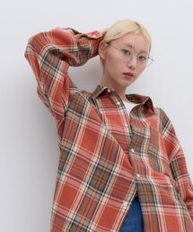 CIAOPANIC TYPY（チャオパニックティピー）の「【ZOZO限定】【UNISEX】ルーズシルエットソフトタッチビエラチェックシャツ（シャツ/ブラウス）」