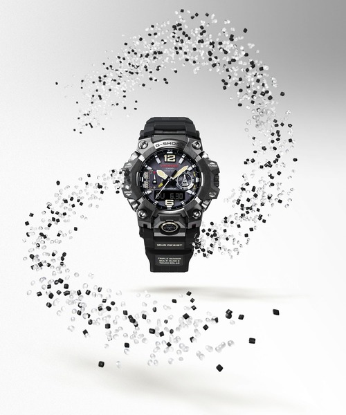 G-SHOCK(ジーショック)の「MASTER OF G MUDMASTER(マッドマスター) / GWG-B1000-1A3JF(アナログ腕時計・メンズ・ブラック・FREE)」の8枚目の写真