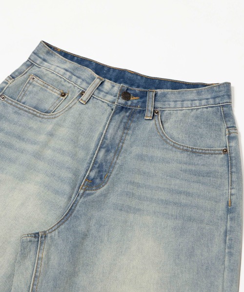 PUNYUS(プニュズ)の「【NEW SIZE】バギーデニムパンツ(デニムパンツ・レディース・ブルー系その他/ライトブルー・1/2/3/4/5)」の6枚目の写真
