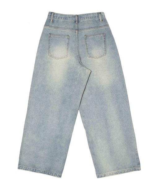 PUNYUS(プニュズ)の「【NEW SIZE】バギーデニムパンツ(デニムパンツ・レディース・ブルー系その他/ライトブルー・1/2/3/4/5)」の9枚目の写真
