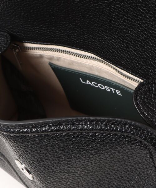 LACOSTE(ラコステ)の「《LACOSTE》EVERYDAY CLUB CROSSOVER BAG(ショルダーバッグ・レディース・ブラック・フリー)」の4枚目の写真