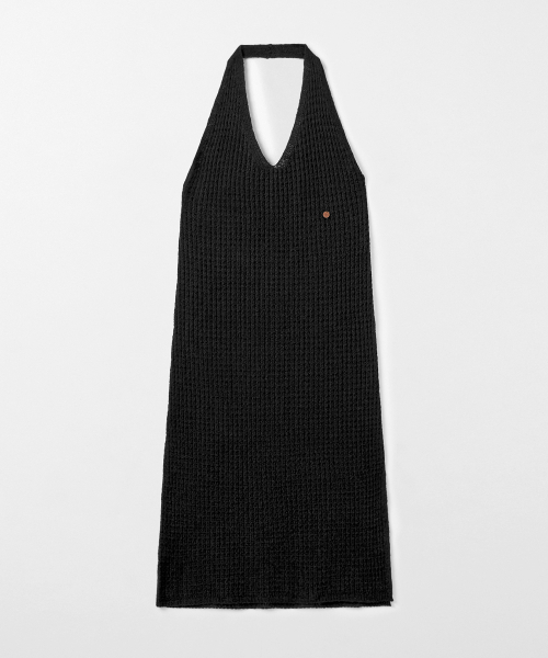 MONGDOL(モンドル)の「ホルターネックレイヤードニットワンピース ブラック MDOP060BLACK(ワンピース・レディース・その他・F)」の7枚目の写真