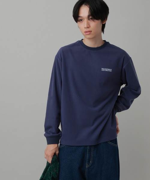 LAKOLE（ラコレ）の「SOFTベーシックロンT / 1048960（Tシャツ/カットソー・メンズ・ボルドー/ネイビー/ホワイト/ブラック・MEDIUM/X-LARGE/LARGE）」の4枚目の写真