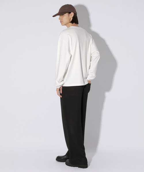 LAKOLE（ラコレ）の「SOFTベーシックロンT / 1048960（Tシャツ/カットソー・メンズ・ボルドー/ネイビー/ホワイト/ブラック・MEDIUM/X-LARGE/LARGE）」の8枚目の写真