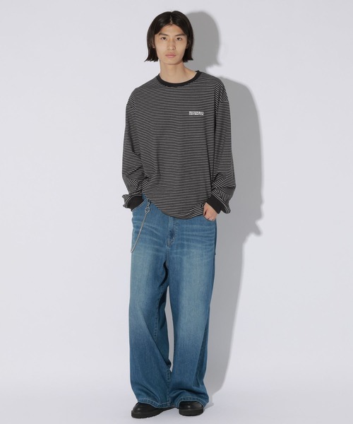 LAKOLE（ラコレ）の「SOFTベーシックロンT / 1048960（Tシャツ/カットソー・メンズ・ボルドー/ネイビー/ホワイト/ブラック・MEDIUM/X-LARGE/LARGE）」の11枚目の写真