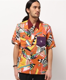 ALDIES | Be Nice Shirts 80's調プリント 総柄 半袖シャツ(シャツ/ブラウス)